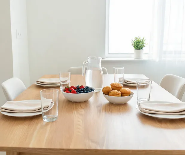 Hospitality table setting